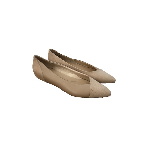LifeStride Shoes - LifeStride Promise Womens 8.5 M Flats Platino Gold Pointed Toe Slip On Ballet